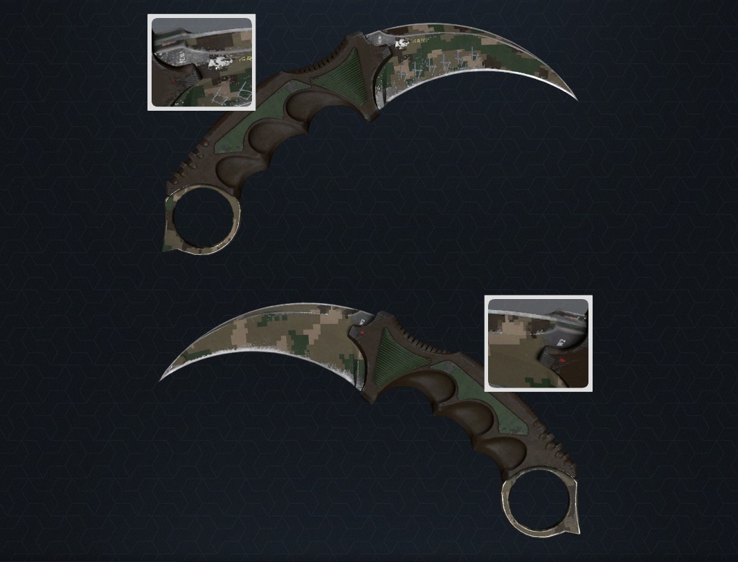 ★ StatTrak™ Karambit | Forest DDPAT